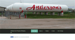 Desktop Screenshot of andersonspropane.com
